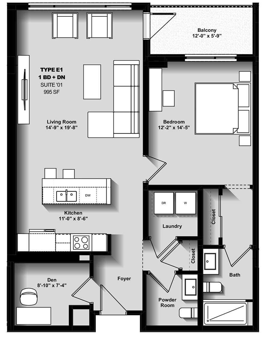 layout suite E1 shiraz gardens 4